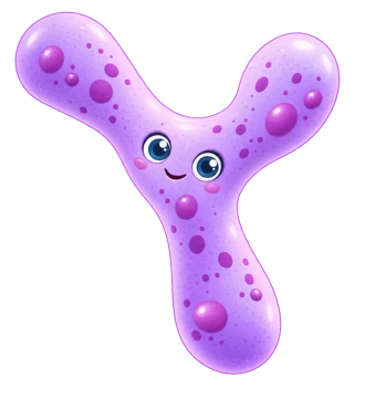 Bacterie bună – ilustrație decorativă